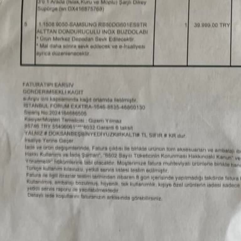 Mağdur Durumdayız Samsung Buzdolabı İle İlgili