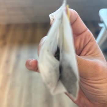 Çaykur Marka Yeşil Çayın Poşetleri Hasarlı