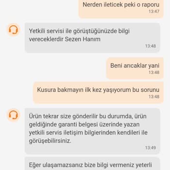 Kiwi Home Kiwi Marka Halı Yıkama Makinesini İade Kabul Etmiyor