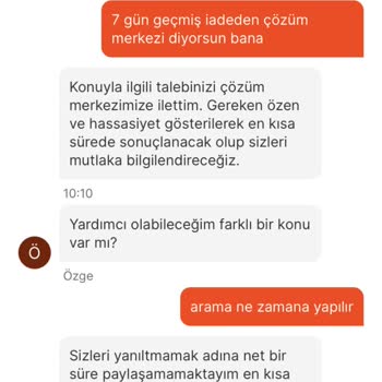 Migros Yemek İade Süreci Hk.