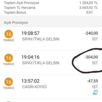 Burger King Param Çekildi Ama Siparişlerimde Gözükmüyor