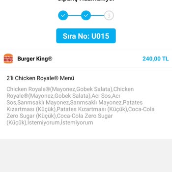 Burger King Param Çekildi Ama Siparişlerimde Gözükmüyor