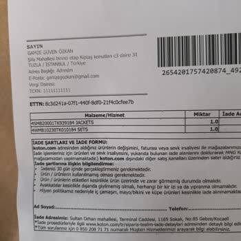 Koton Eksik Ürünün Kargosunu Neden Müşteri Gönderiyor?