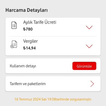 Vodafone Tarife Ücretimi 253TL'den 780TL'ye Çıkardı