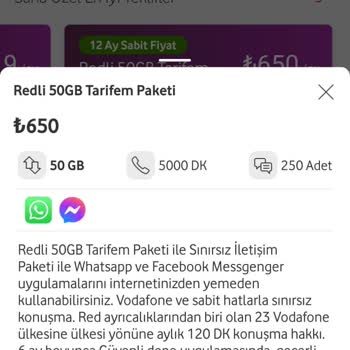 Vodafone Tarife Ücretimi 253TL'den 780TL'ye Çıkardı
