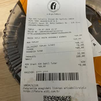 A101 Tarihi Geçmiş Ürün