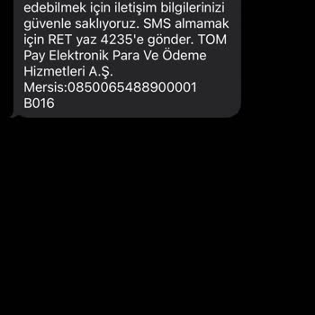 Tom Bank Tom Pay Bankası