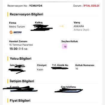 Ucuzabilet Firması Paramı İade Etmiyor