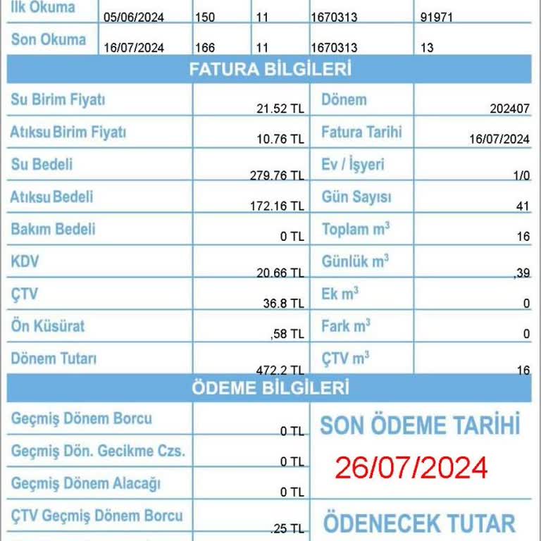 İSKİ Atık Su Bedeli Ödemek İstemiyorum.