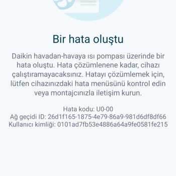 20 Günlük Daikin Shira Eco 12000BTU Klimanın Arızalanması