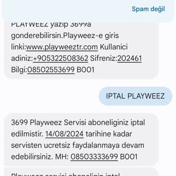 Türk Telekom Playweez Habersiz Abonelik Ve Faturaya Ücret Eklenmesi