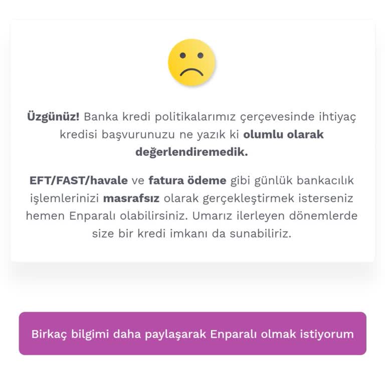 Enpara Faizsiz Adı Altında Rencide Ediyor