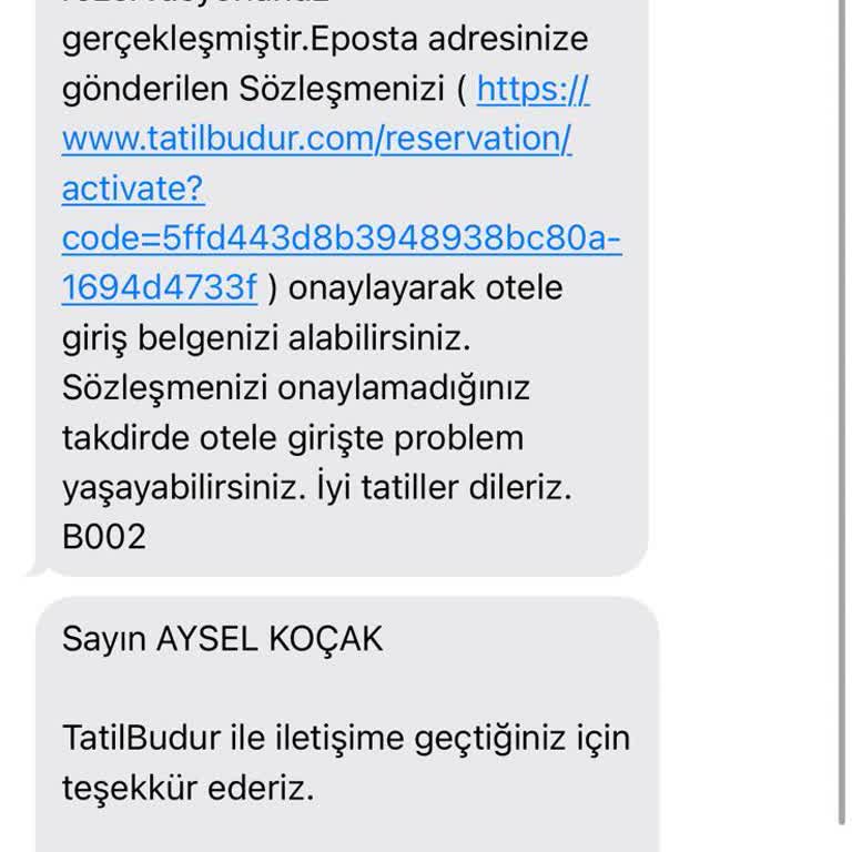 Tatilbudur Satış Sırasında Yanlış Tarih Gelme Sorunu