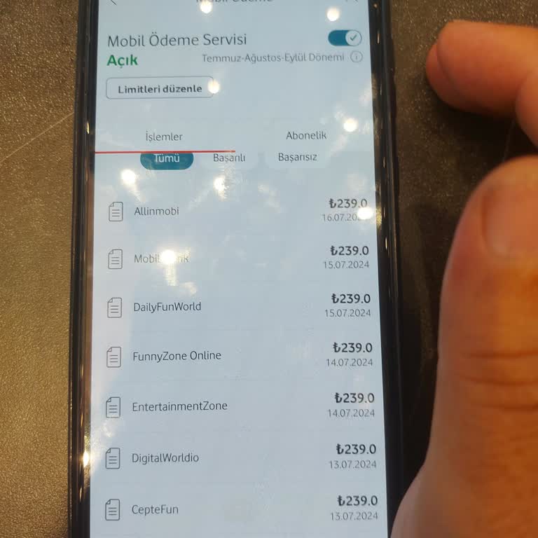 Vizyon Elektronik Para Vodafone Pay Üzerinden Abonelik Funnyzone Firması!