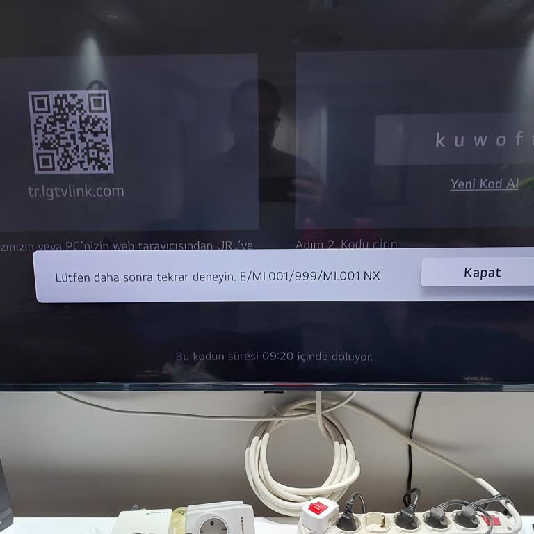 LG TV Hesabı Giriş Hatası