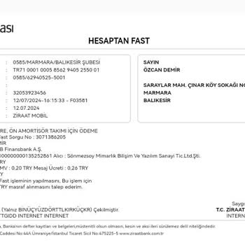 Yamahamagaza.com.tr IBAN'la Ödemeyi Alıp, Ürünü Göndermiyor