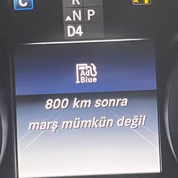 Mercedes C200d Araçlarında Ad Blue Eksikliğinden Kaynaklanan Şikayet