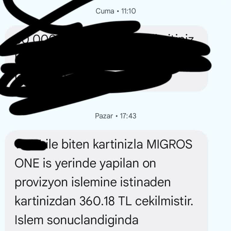 Migros Kartta Fazla Çekmiş