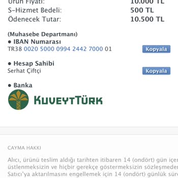 Sahibinden Online Alışverişte Güven Sorunu Yaşadım