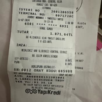 Penti Caferağa Şubesi Şikayet