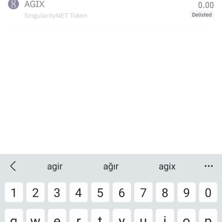 Binance TR Agix Coin D