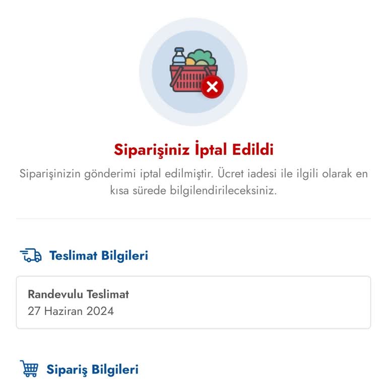 Şok Marketler Online Alışveriş İadesi Sorunu!