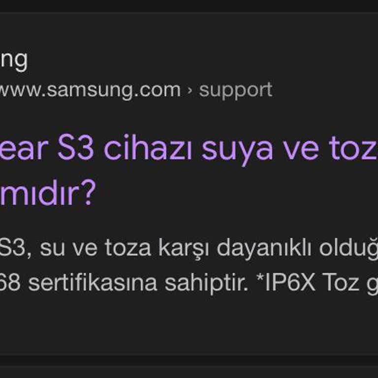 Su Geçirmez Sertifikası Bulunan Samsung Galaxy Watch3 Su Geçirdi!