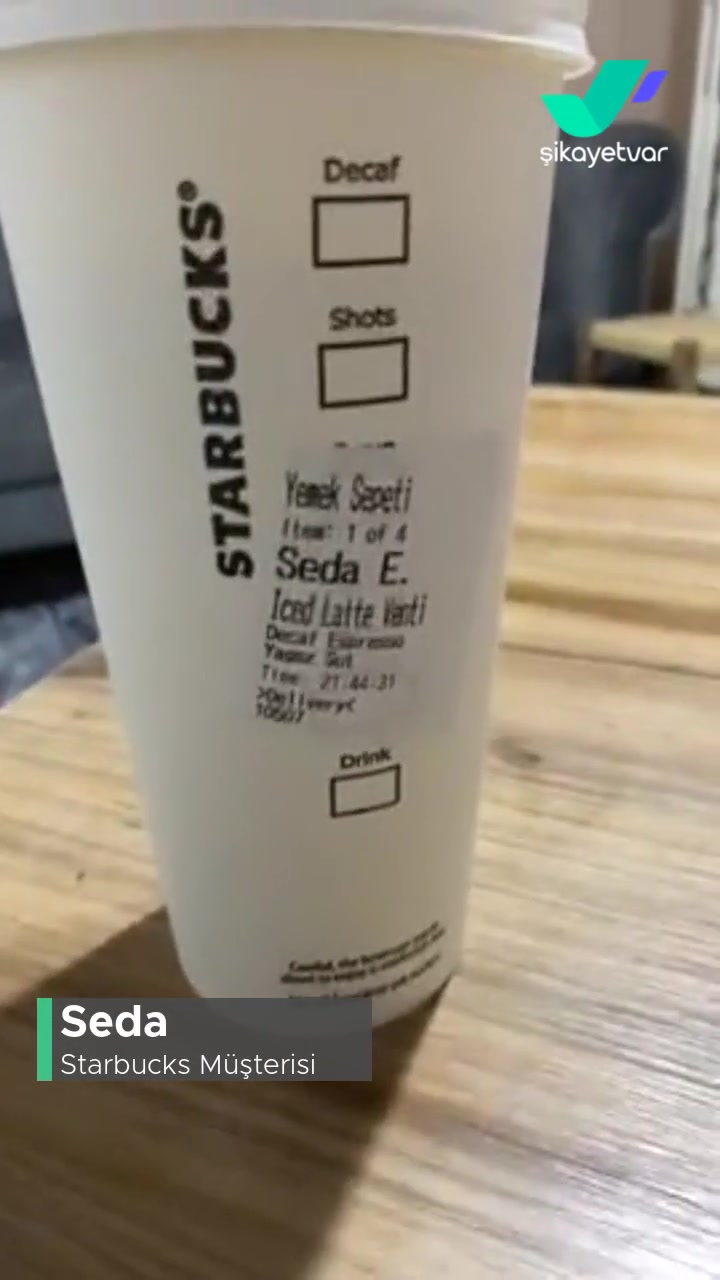Starbucks Yanlış Ürün Getirdi videonun kapak resmi