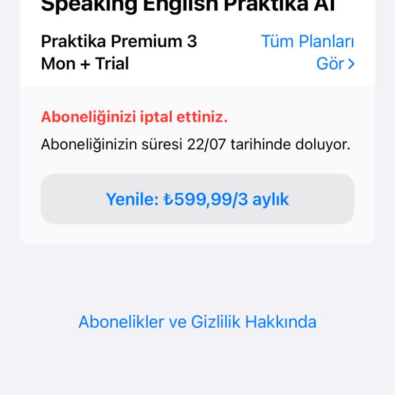 Apple Store Pratika Uygulamasın Kullanmadığım Halde Paramı İade Alamıyorum