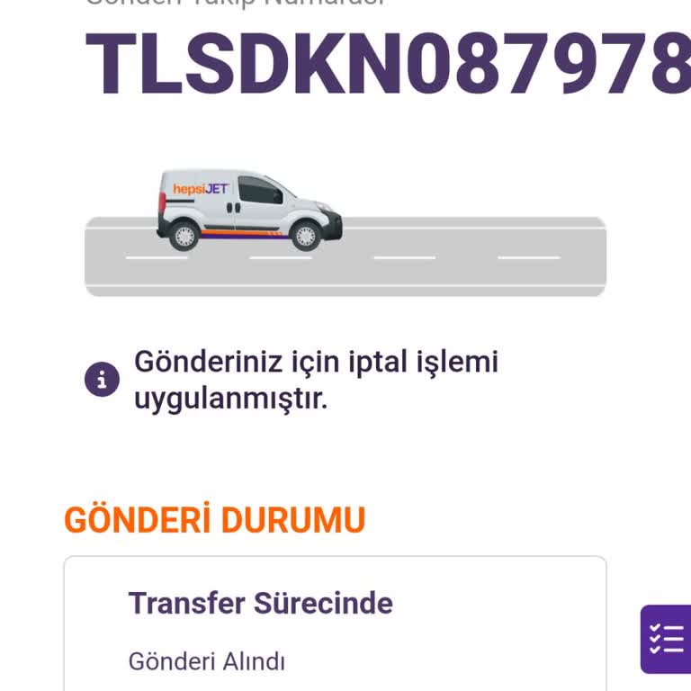 Hepsiburada Siparişi Teslim Edemedi