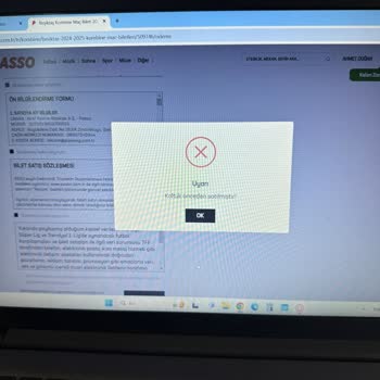 Passolig ''biletiniz Önceden Satılmıştır.'' Hatası