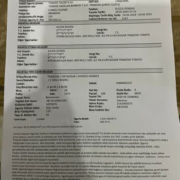 VakıfBank DASK Poliçesinin İptali Ve Prim İadesi