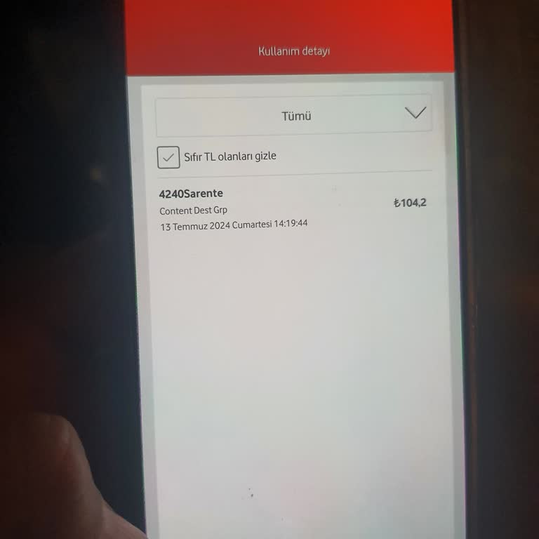 Vodafone Bilgim Dışı Oyun Aboneliği