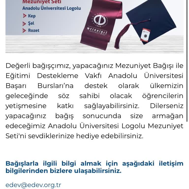 Eğitimi Destekleme Vakfı (EDEV) Yanılttı