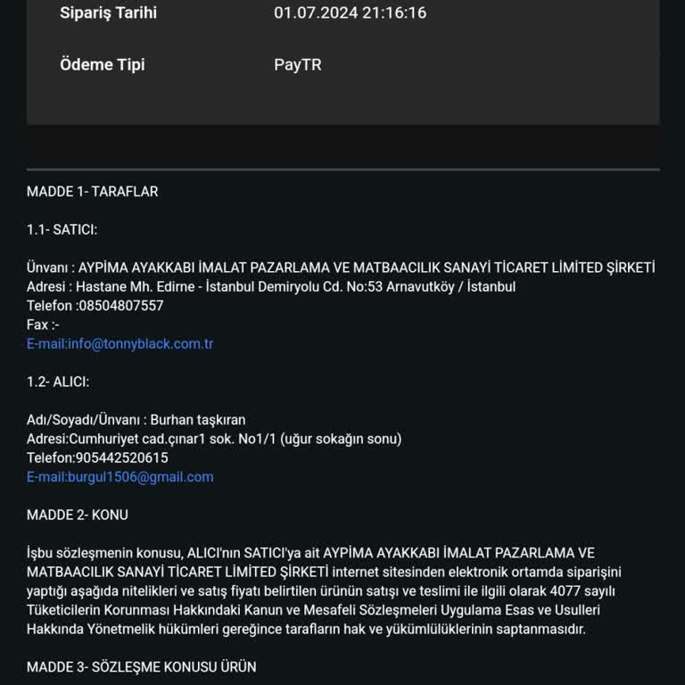 Tonny Black Sürat Kargo Mağduriyeti Yıldım Vallahi