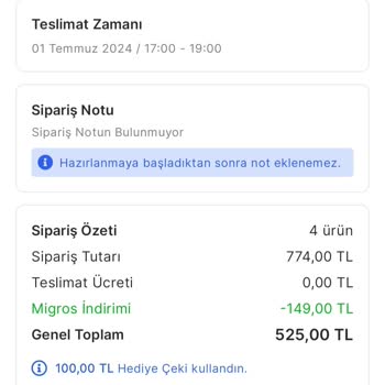 Migros Sanal Market Mağduriyeti