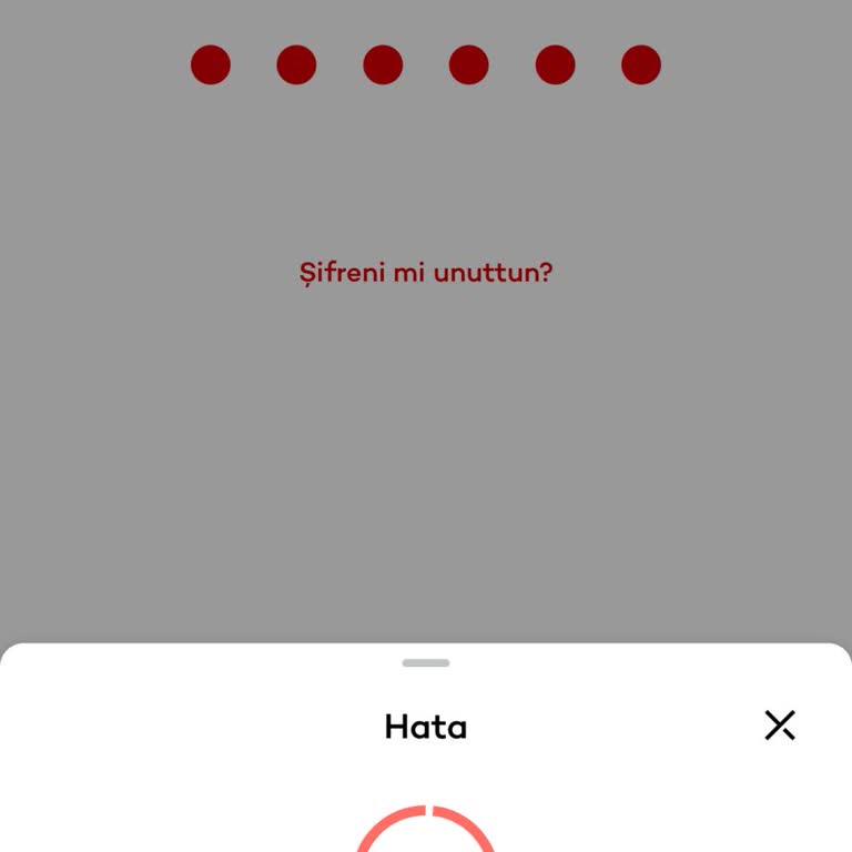 Akbank Mobil Giriş Hatası