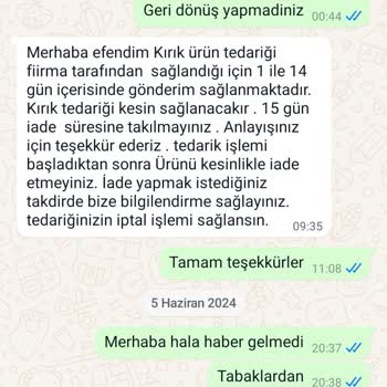 Erdil Home Geri Dönüş Sağlamıyor