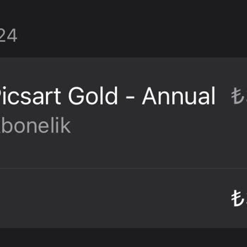 PicsArt Uygulaması Kartımdan Para Çekmiş