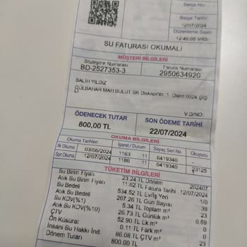 İSKİ Fahiş Su Faturası Göndermiş