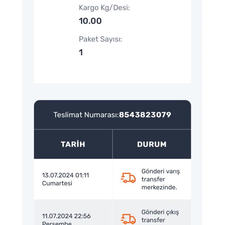 Aras Kargo Ürün Elime Ulaşmadı