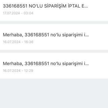 Zebramo Siparişimi İptal Etmiyor