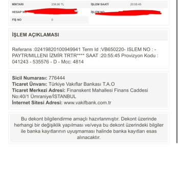 Paytr Şüpheli İşlem Bilgisi
