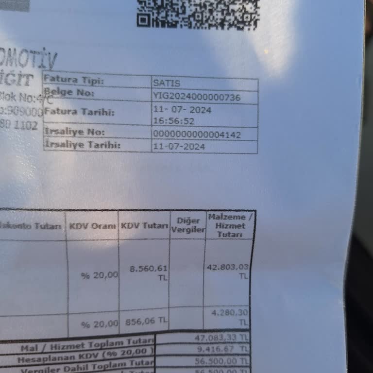 Arora Motor Sıfır Motora Bakım Ücreti İstiyor