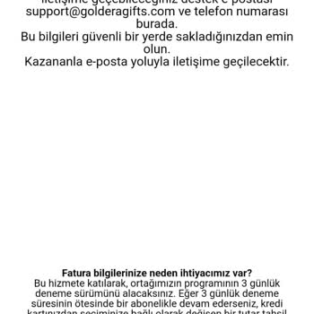 Golderagifts.com Firması Tarafından Haksızlığa Uğradım