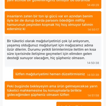 Migros Sanal Market Ürünümü Göndermiyor!