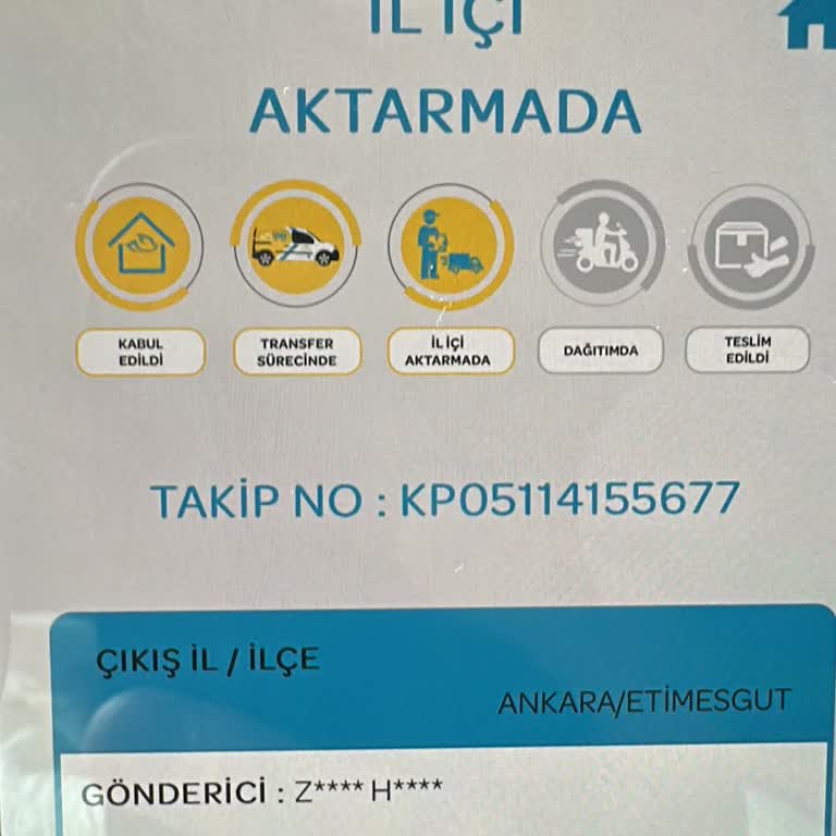 PTT APS İle Gönderim