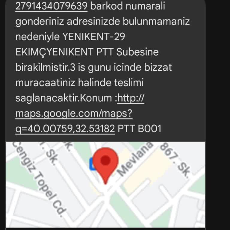 PTT Kargo Kargo Dağıtımının Yapılmaması