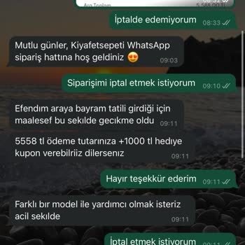 Kıyafet Sepeti Sitesi İade Parasının Yatırmaması