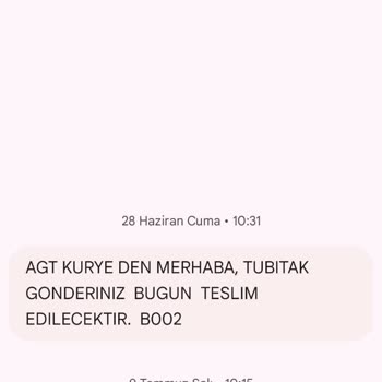 AGT Kurye'nin Geciken Teslimat Sorunu